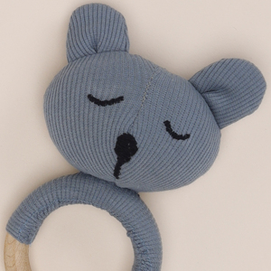 Organic Bamboo Aqua <b>Rattle</b> Toy Premium Quality <b>Baby</b> <b>Rattles</b> - Product Image 4