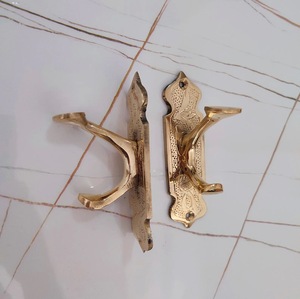 Organisateur mural à double crochet en métal noir mat de qualité supérieure pour salle de bain, cuisine, entrée - Product Image 4