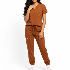 Unisex Hospital <b>Nurse</b> Workwear Set Short Sleeve Medical Uniform with Custom Branding Breathable Women Nursing <b>Scrub</b> Sets - Product Image 5