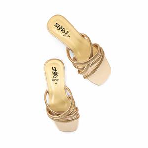 ขนสัตว์แฟชั่นสำหรับผู้หญิงรองเท้าแตะ Style-FN7938แฟนซีพีช - Product Image 1