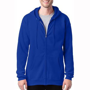 Sweat-shirts à fermeture éclair pour hommes de haute qualité, personnalisés, 380 GSM, avec logo brodé et imprimé, en coton uni, pour unisexe - Product Image 1