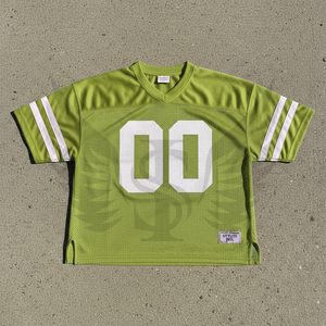 Men's Oversized Mesh Jersey Custom Round Neck Quick Dry <b>T</b>-<b>Shirt</b> for Soccer Basketball and Football Teamwear - Product Image 3