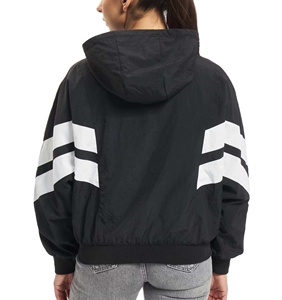 Vestes coupe-vent imperméables pour femmes, mode été, fermeture éclair, doublure en maille respirante, tissage extérieur, logo personnalisé - Product Image 2