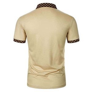 Camisas de Golf para Hombre 100% Algodón Verde Sólido, Manga Corta, Secado Rápido, Antiencogimiento, Tejido de Punto con Estampado por Transferencia de Calor, Venta al Por Mayor - Product Image 4