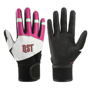 Guantes de Béisbol y Sóftbol Profesionales Personalizados para Bateadores Zurdos, Guantes de Bateo de Cuero Antideslizantes de Alta Calidad para Adultos - Product Image 2