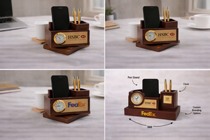 Tablero de Mesa de Madera Personalizado Ecológico con Impresión - Producto Promocional para Oficina - Product Image 3