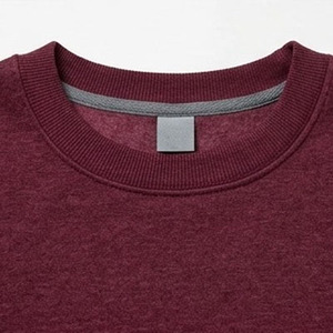Heavyweight Long Sleeve Fleece <b>Pullover</b> Sweatshirt Front Custom Logo <b>Jumper</b> for Wholesale - Product Image 2