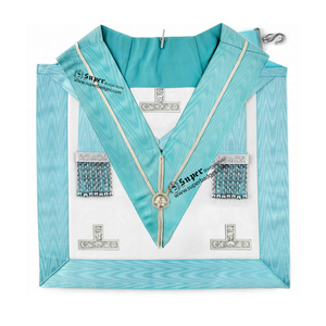Delantal Masónico Personalizable al por Mayor con Cuello de Tela, Delantal Provincial para Ceremonias - Product Image 6