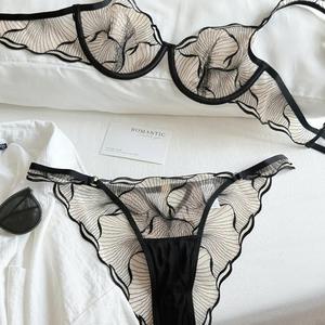 Ensemble de lingerie transparente en dentelle sexy pour femmes, prix abordable, Vietnam - Product Image 1