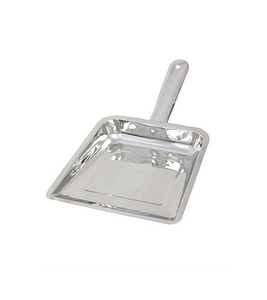 Balayette à poussière en acier inoxydable, balayette à poussière standard argentée, outil de nettoyage robuste et durable, balayette à poussière miniature avec manche pour la maison - Product Image 2