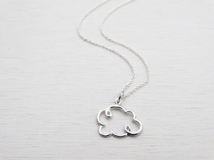 Collier Pendentif Macramé Minimaliste en Forme de Nuage, Style Classique pour Femmes, Filles et Enfants, Bijoux Hindous en Gros - Product Image 5