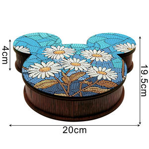Luxury High Quality Wooden Resin <b>Ring</b> <b>Box</b> Handmade European Style Sustainable <b>Proposal</b> <b>Ring</b> Case for Special Moments - Product Image 2