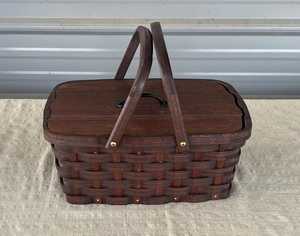 Boîte de rangement pliable en bois pour vin et cigares, artisanale, moderne, écologique, avec poignées, multi-usages - Product Image 2