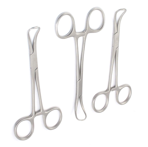 Pinces à serviettes chirurgicales Backhaus de qualité supérieure pour applications chirurgicales professionnelles, pinces chirurgicales réutilisables en acier inoxydable pour usage médical - Product Image 1
