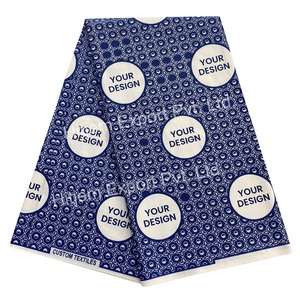 Tissu en coton sergé africain premium du Nigeria, imprimé wax, 100 % coton, pour vêtements de garçons, sacs, textiles de maison, usine textile personnalisée OEM ODM - Product Image 2