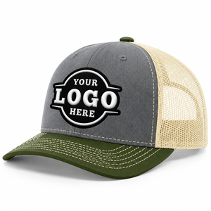 Fabricant de casquettes de camionneur au Vietnam, OEM ODM, vente en gros, casquette personnalisée à 6 panneaux en maille, casquette snapback, logo brodé, polyester, coton, casquette d'extérieur - Product Image 1