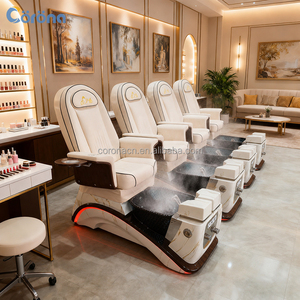 Sillón de Pedicura Eléctrico Reclinable y Ajustable de Lujo con Masaje e Hidromasaje en Colores Personalizados para Salón de Uñas y <span class=keywords><strong>Spa</strong></span> - Product Image 1
