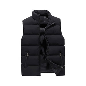 Chaleco acolchado de algodón para hombre, chaqueta sin mangas de invierno, abrigo grueso y cálido, ropa exterior acolchada, chaleco oversize. - Product Image 1