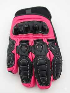 <b>Full</b> Finger Summer Leather Racing Gloves for Motorcycle Motocross-Non-<b>Slip</b> Unisex Black/Blue/Red Buckle Closure - Product Image 2