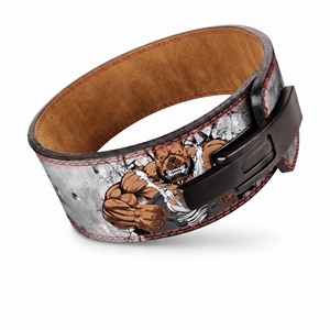 Ceinture de musculation robuste en cuir de 13 mm pour entraînement intensif, unisexe, style Anime - Product Image 6