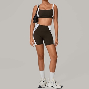 Combinaisons de yoga QIFA pour femmes, écologiques, sans coutures, à séchage rapide, vêtements de sport pour la gym et le fitness, vêtements de sport nude, spandex/nylon, shapewear - Product Image 4