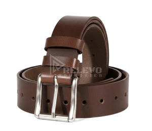 Cinturones de Cuero Genuino al por Mayor para Hombre, Cinturones de Piel de Vacuno a Precio de Mayoreo, Cinturones con Hebilla de Aleación Personalizada, Fábrica China B2B - Product Image 1