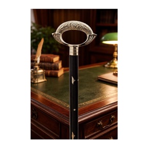 Bastón de Metal de Diseño con Empuñadura Elegante para una Apariencia Sofisticada y Soporte Funcional para la Movilidad - Product Image 4