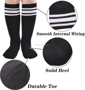 Men's White Crew <b>Socks</b> <b>100</b>% Cotton Breathable Knitted Logo Custom Sports Winter Regular Style Quick Dry Anti-Bacterial - Product Image 5