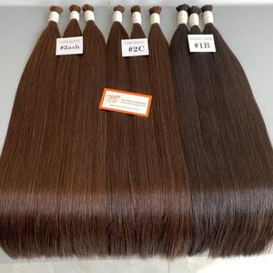 Extensiones de cabello natural virgen a granel de grado 12A Super doble dibujado de longitud completa vendedor mayorista vietnamita - Product Image 1