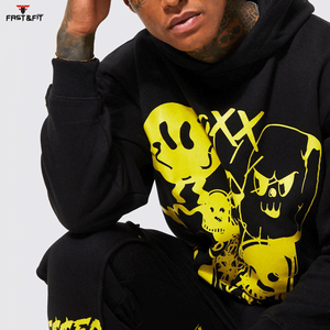 Ensemble de survêtement décontracté et imperméable en coton 100 % personnalisé, haute qualité, tendance, pour homme (pantalon de jogging et sweat à capuche) - Collection 2026 - Product Image 4