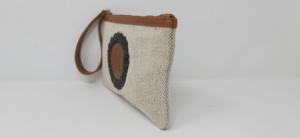 Sustainable Fashion Jute Ladies Purse Handmade Eco Friendly Handbag - Product Image 3