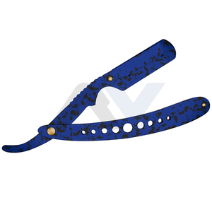 Navaja de Afeitar Profesional para Hombre, de Acero Inoxidable, con Mango Ergonómico, para Afeitado en Seco o Húmedo, con Logotipo Personalizado - Product Image 2