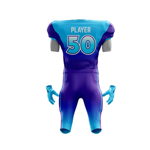 Uniforme de football américain de haute qualité à séchage rapide 100% polyester, style unique, personnalisé pour l'équipe de Lamar Jackson, vente en gros - Product Image 2