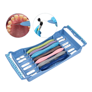 Kit de 7 spatules manuelles pour composite dentaire avec support de désinfection en acier inoxydable – Instruments de restauration esthétique - Product Image 2