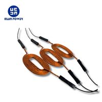 Bobinas Inductoras de Núcleo de Aire de Alta Frecuencia Personalizadas con Terminales de Soldadura, Bobina de Aire de Cobre para Filtro de Potencia