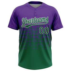 เสื้อเบสบอลซอฟต์บอลแบบสองกระดุม ชุดยูนิฟอร์มเบสบอลซอฟต์บอล แห้งเร็ว สำหรับเด็ก วัยรุ่น ผู้ชาย ผู้หญิง ชุดกีฬา - Product Image 1