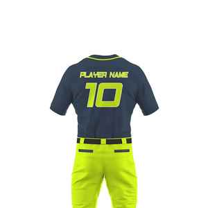Uniforme de Béisbol y Sóftbol 2026, Nuevo Diseño Personalizado para Hombre, Logotipo Frontal, 100% Poliéster Transpirable, Manga Corta - Product Image 5