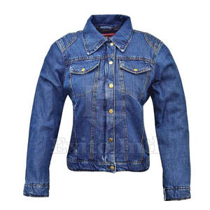 แจ็คเก็ตยีนส์ผู้หญิง ดีไซน์ล่าสุด ผลิตจากผ้าฝ้าย 100% ระบายอากาศได้ดี ขายส่ง - Product Image 1
