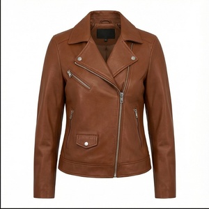 2025 High Premium Modern Design Women Original Pure Leather <b>Jackets</b> Women Genuine <b>Sheepskin</b> Leather <b>Jacket</b> Custom Leather <b>Jacket</b> - Product Image 1