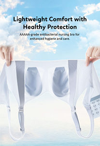 Soutien-gorge d'allaitement sexy pour femmes enceintes, grandes tailles 34-44, sans armatures, confortable, avec rembourrage fixe pour l'allaitement - Product Image 6