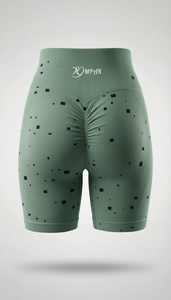 Shorts de sport athlétiques sans couture pour femme, respirants, taille haute, effet froncé, pour le yoga, la gym et le streetwear - Product Image 5