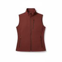 Gilet d'hiver personnalisé à col montant pour homme, chaud et sans manches, idéal pour la randonnée, grande taille, avec fermeture éclair