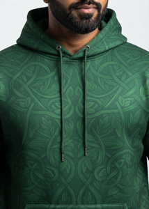 Sudadera con Capucha para Hombre, Holgada, con Estampado Digital, Estilo Formal, Informal, con Hombros Caídos, para Invierno - Product Image 4