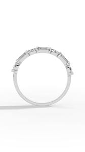 Anillo de Corona de Esmeralda de Alta Calidad con Diamante Cultivado en Laboratorio de Corte Oval y Esmeralda, Oro de 18K, Proveedor de Joyería Fina al por Mayor OEM - Product Image 4