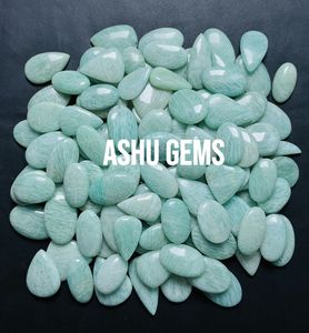 Cabujón de amazonita Natural de grado AAA de alta calidad, accesorio de piedras preciosas Premium para joyería rápida, listo para piedras preciosas sueltas - Product Image 2