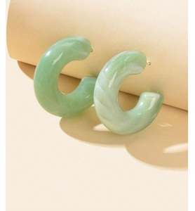 Pendientes de Resina con Forma de Alas, Estilo Clásico con Piedra Principal, para Regalos de Boda - Product Image 1