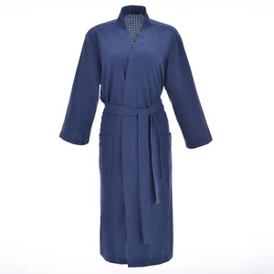 2026 New Arrive Breathable <b>Waffle</b> Cotton Luxury <b>Bathrobe</b> Home Wear Robes Women's Sleepwear - Product Image 5