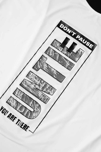 Custom Logo Men's <b>White</b> <b>Tank</b> <b>Top</b> 'Don't Pause You Are There' Print Breathable Eco-Friendly Quick Dry O-Neck Casual - Product Image 5