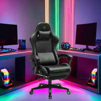 Chaise de jeu ergonomique pivotante et réglable en stock, en similicuir PU avec fonction rafraîchissante, en métal et cuir synthétique, à prix abordable