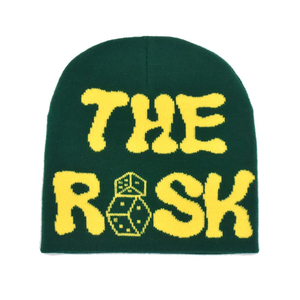 Bonnet tricoté unisexe OEM personnalisé de haute qualité 100 % acrylique, avec étiquette tissée teinte à la lettre, pour l'hiver, le ski et le pêcheur, modèle adulte courant - Product Image 1